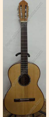 Guitarra de Corazón de Paloescrito RMG-CPBA púrpura con boca árabe imagen 1