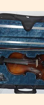 Violín de madera de arce terminado mate 5