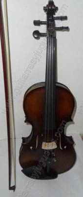 Violín de madera de arce terminado mate 1
