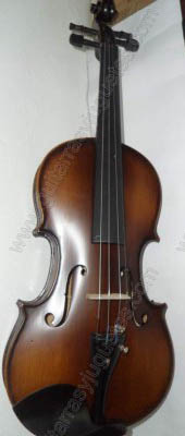 Violín de madera de arce terminado mate 2